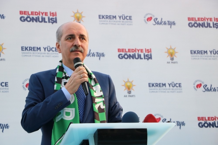 Kurtulmuş, Sakarya’da Seçim İrtibat Bürosu Açılışına Katıldı