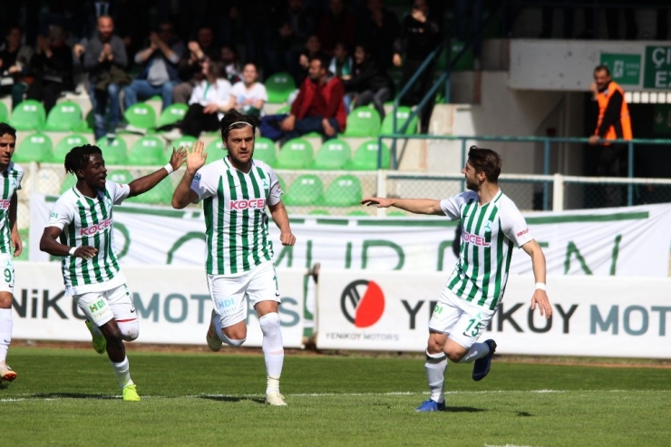 Spor Toto 1. Lig: Giresunspor: 1 - Boluspor: 0 (İlk Yarı Sonucu)