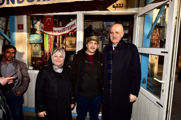 Numan Kurtulmuş Sancaktepe’de Vatandaşlarla Buluştu