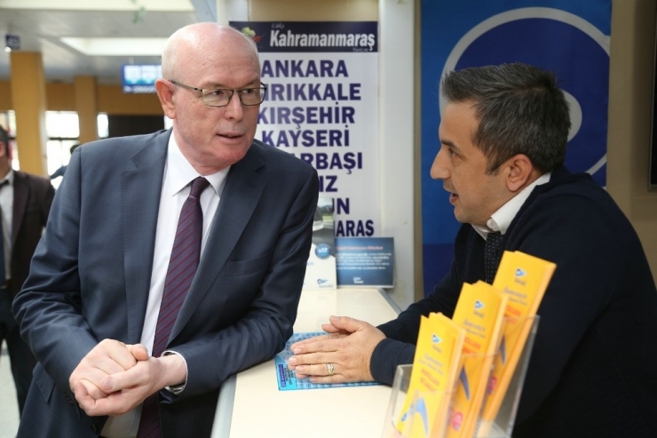 Kazım Kurt Otogar Esnafı İle Buluştu