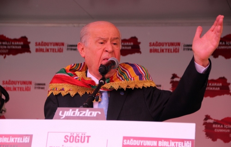 Mhp Lideri Bahçeli, Söğüt’ten Chp’lilere Seslendi