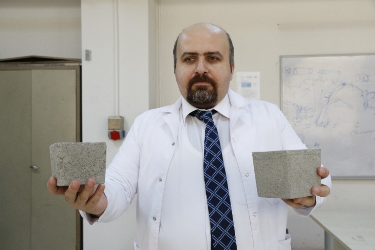 Bir Yıl Üzerinde Çalıştılar, Seramik Artıklarından Ucuza Dayanıklı Köpük Beton Ürettiler