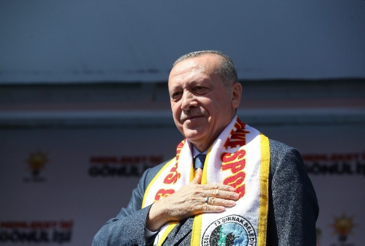 Cumhurbaşkanı Erdoğan Şırnak’ta