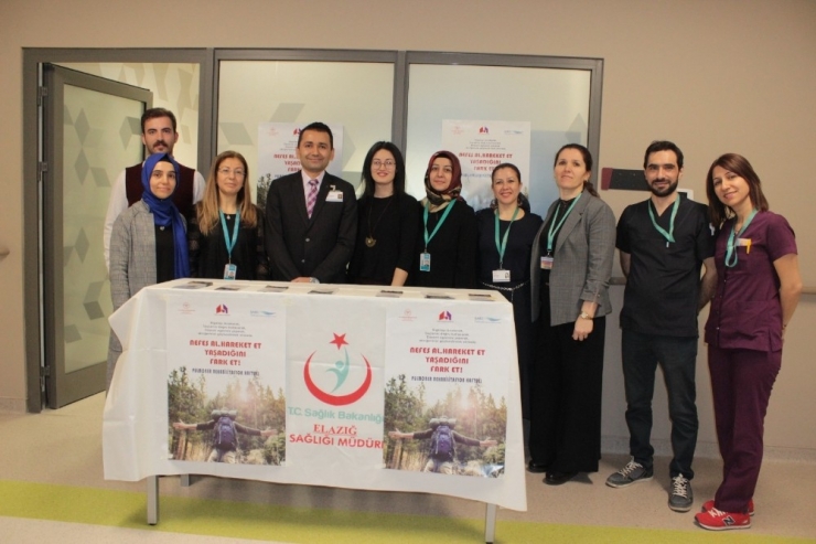 Elazığ’da Pulmoner Rehabilitasyon Haftası Etkinliği