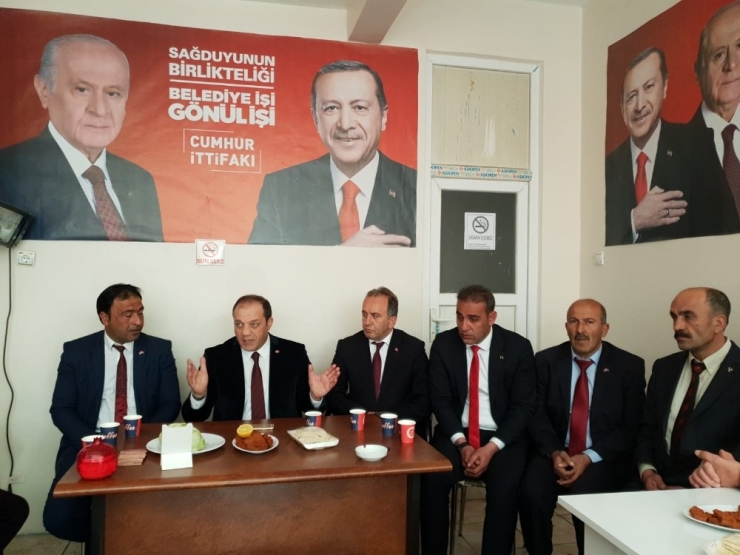 Mhp Erzurum İl Başkanı Karataş Seçim Çalışmalarına Devam Ediyor