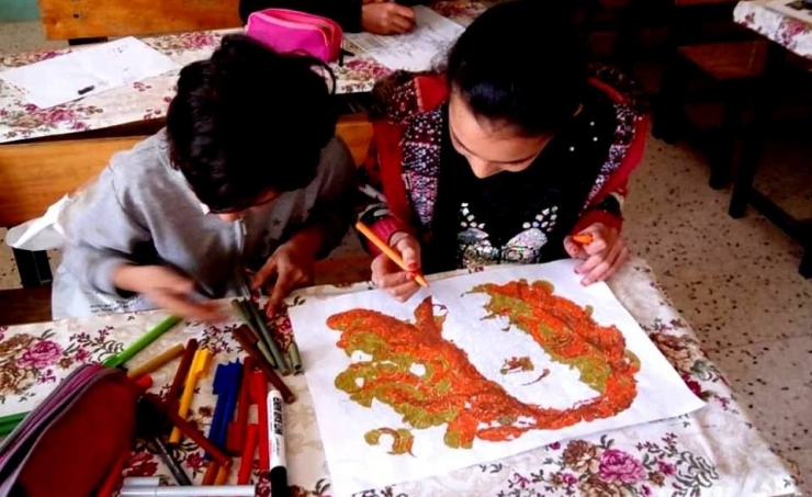 Resim Tekniklerini Öğrenip Sergi Açacaklar