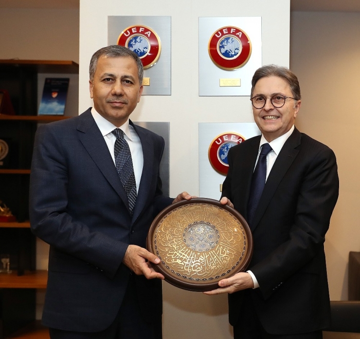 Vali Yerlikaya’dan Tff Başkanı Hüsnü Güreli’ye Ziyaret