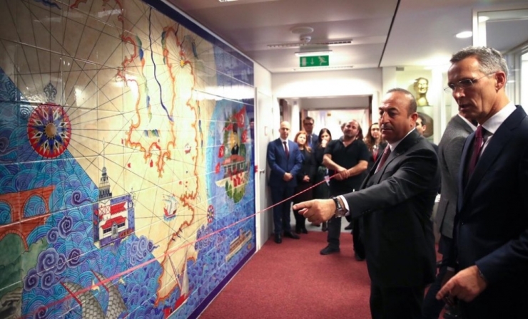 Çavuşoğlu Ve Stoltenberg Türkiye’yi Anlatan Minyatür Panoların Açılışını Yaptı