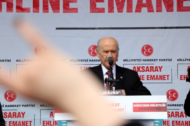 Mhp Lideri Bahçeli: "Chp, Pkk’nın Kuyruğuna Takılmış, Fetö’nün Vagonu Olmuştur”