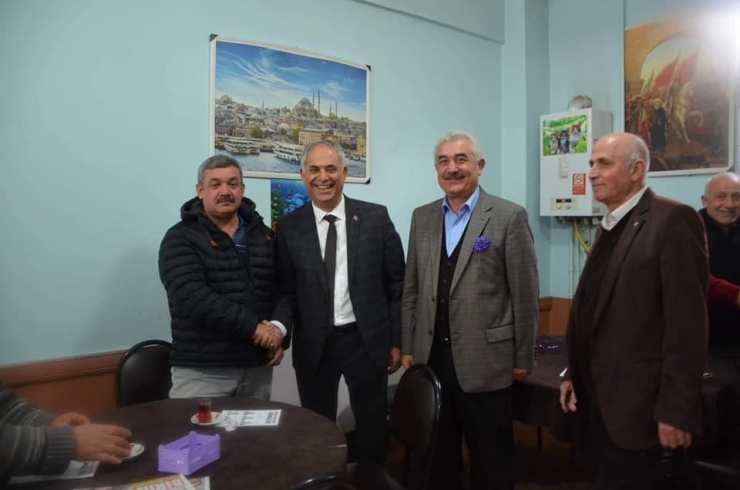 Başkan Yaman Meclis Üyesi Adaylarıyla Esnafı Gezdi