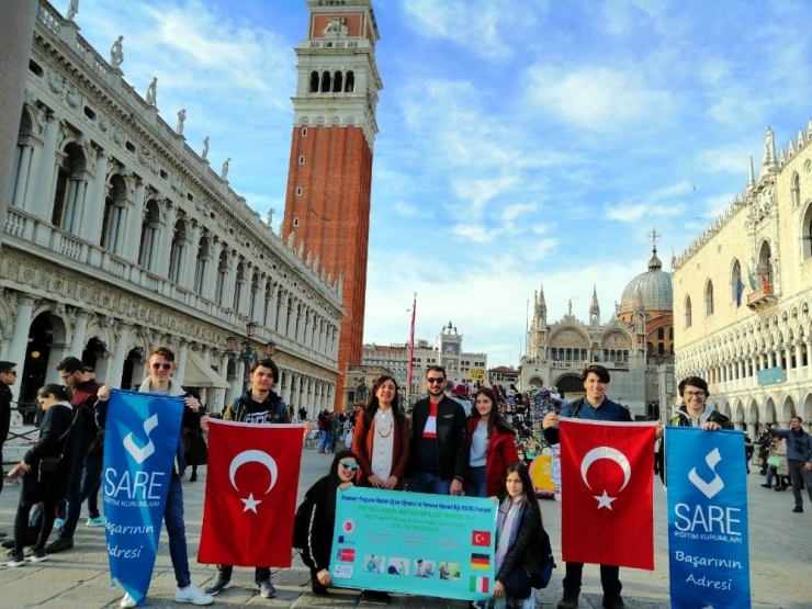 Sare Koleji Öğrencileri İtalya Stajında