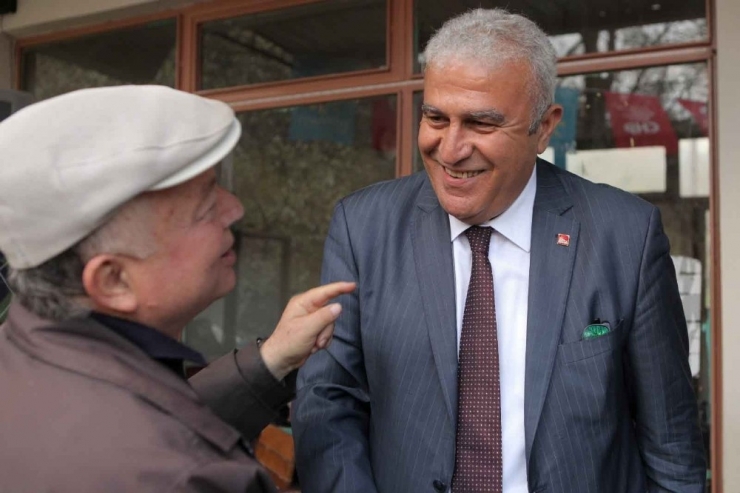 Chp Efeler Adayı Mehmet Fatih Atay, Kalfaköy’ü Ziyaret Etti