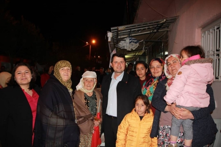 Köşk Adayı Veli Tuna, Çalışmalarını Yavuzköy’de Sürdürdü