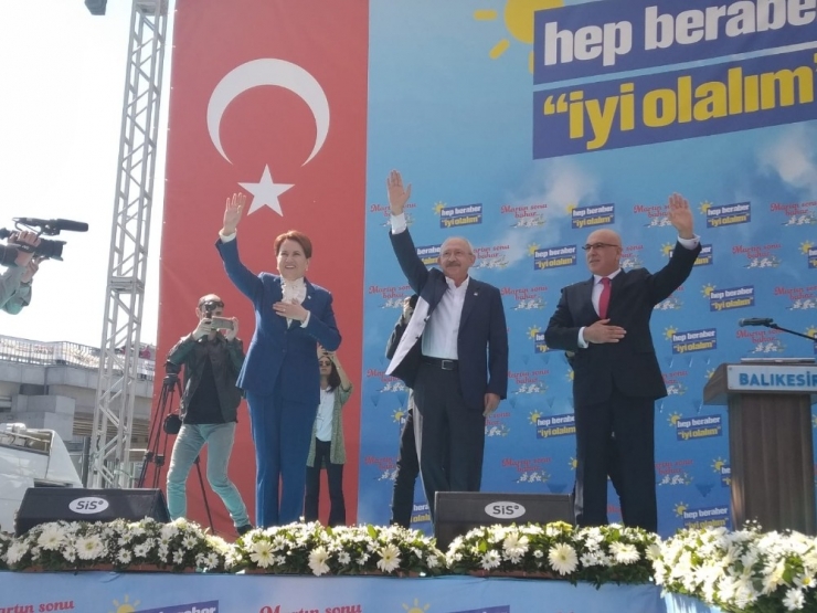 Millet İttifakı’ndan Balıkesir’de Ortak Miting