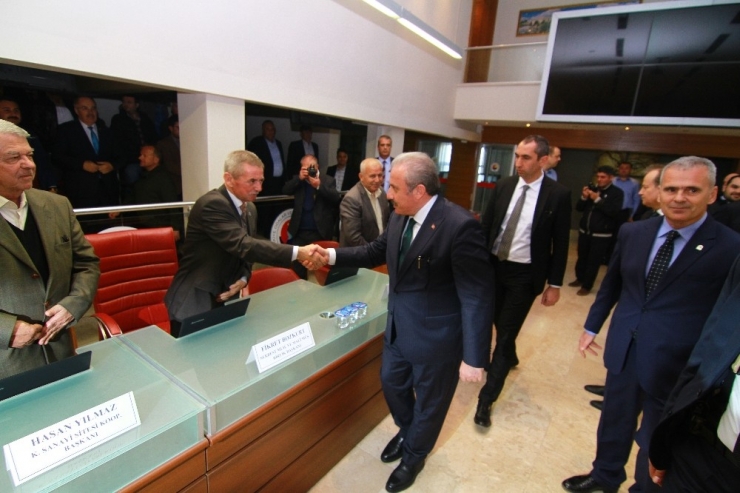 Tbmm Başkanı Şentop, Uzunköprü’de Stk Temsilcileri İle Buluştu