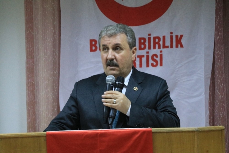 Bbp Genel Başkanı Destici: "Siyasi Bölücülere Karşı Bir Olmalıyız"