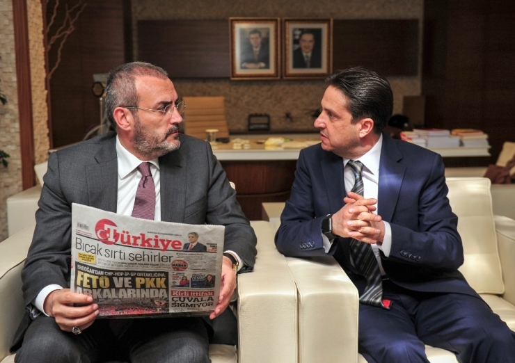 Ak Parti Genel Başkan Yardımcısı Ünal, İhlas Medya Ankara Temsilcisi Yaşar’ın Konuğu Oldu