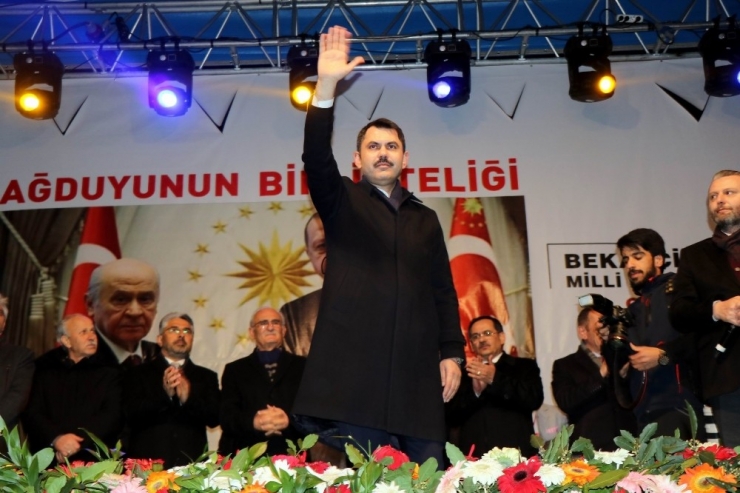 Bakan Kurum: “Bizim Terör Kadar Önceliğimiz Kentsel Dönüşüm”