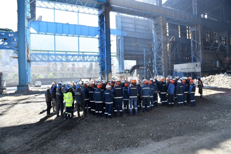 Kardemir’de Dördüncü Sürekli Döküm Makinesi İnşaat Çalışmalarına Başladı