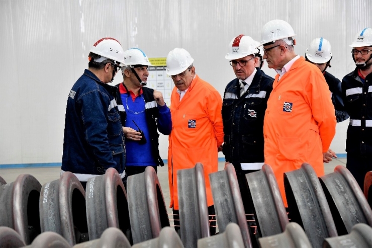 Eski Genel Müdürlerden Kardemir’e Ziyaret