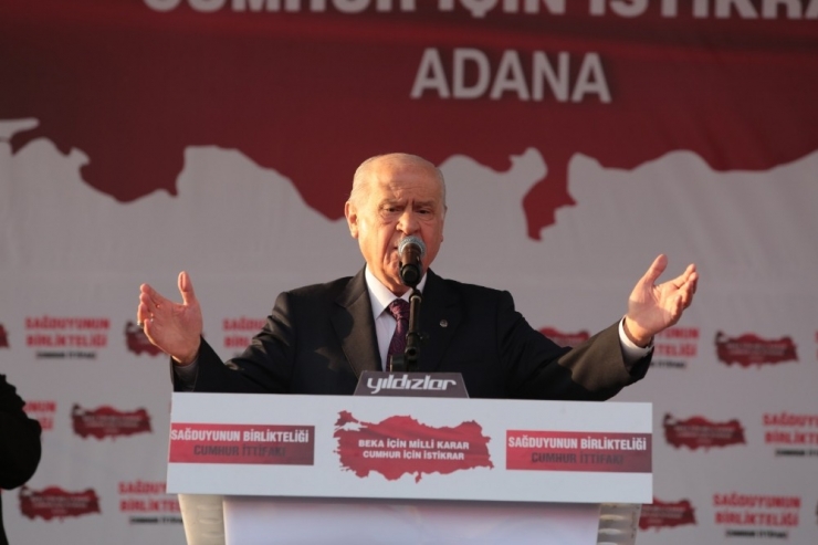 Mhp Lideri Bahçeli: "Millet İttifakı Türkiye’nin Karşı Cephesidir, Güvenlik Sorunudur"