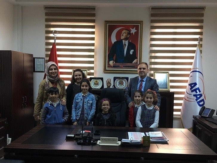 Minik Öğrencilerden Afad’a Ziyaret