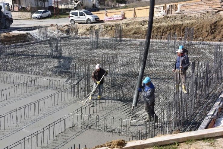 Yeşilkent Mahalle Konağı İnşaatı Tam Gaz Devam Ediyor