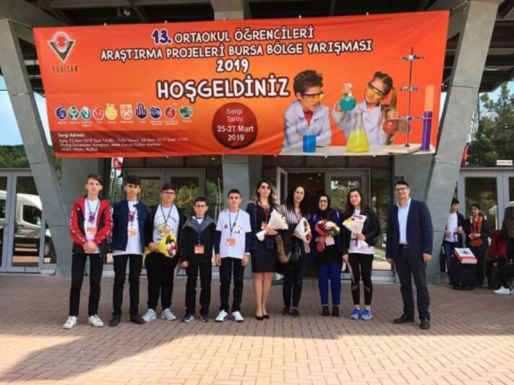 Tübitak Bölge Finallerinde İkincilik Kazandılar