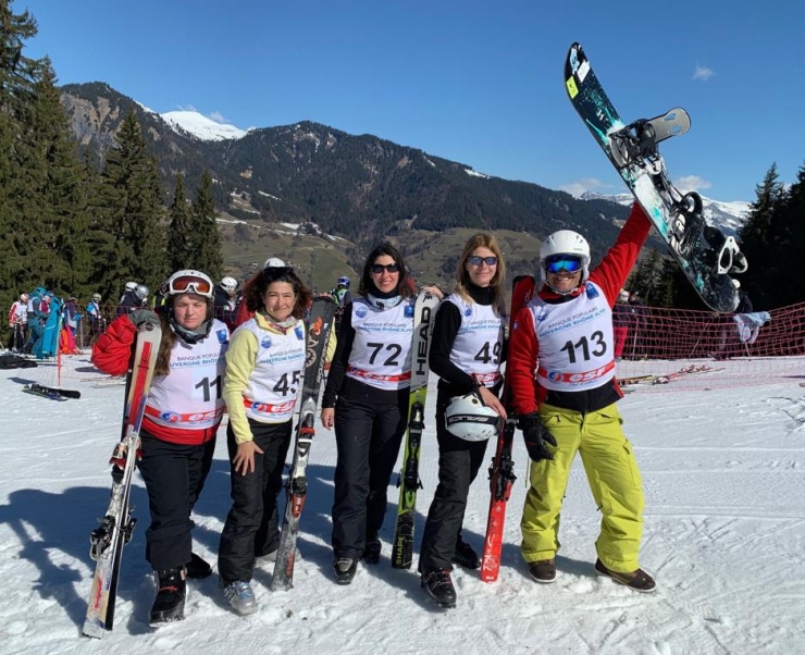 Uluslararası Gazeteciler Kayak Şampiyonası Fransa’da Yapıldı