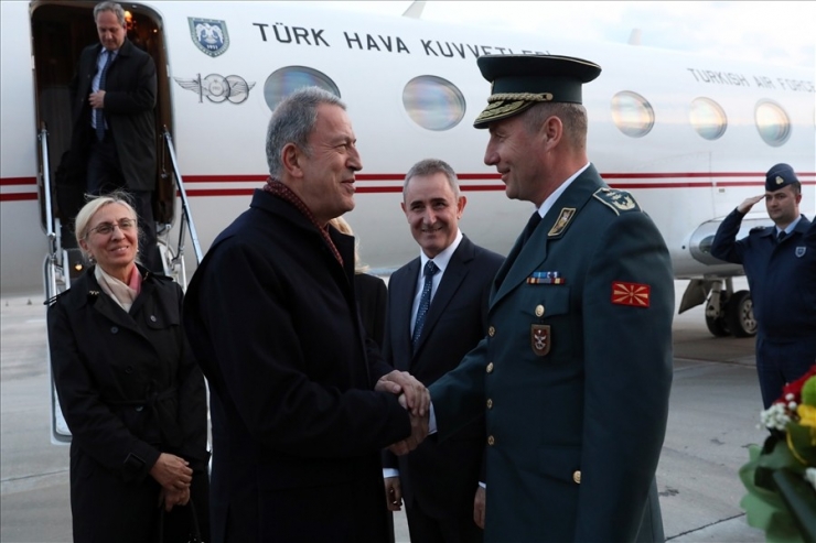 Milli Savunma Bakanı Akar, Kuzey Makedonya’da