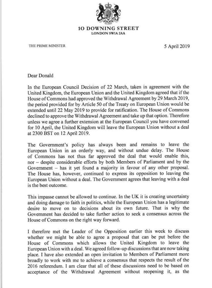 İngiltere Brexit’i 30 Haziran’a Ertelemeyi Teklif Etti