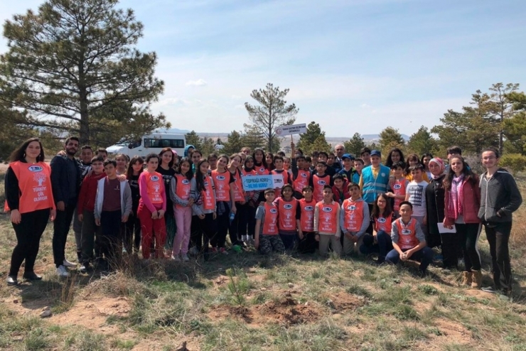 Nevşehir’de Tema Şenlikleri Kapsamında Fidanlar Toprakla Buluştu