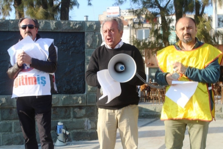 Öğretmene Saldırıya Kınama