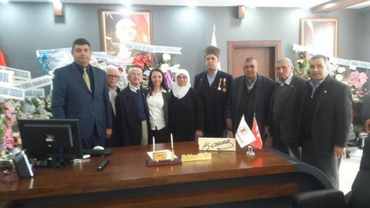 Başkan Tekin, Gazilerle Bir Araya Geldi