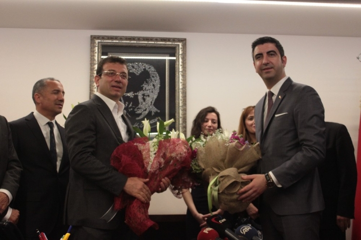 İmamoğlu’ndan Kartal Belediye Başkanı Gökhan Yüksel’e Tebrik Ziyareti