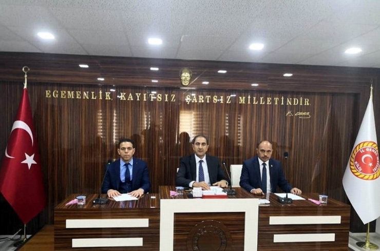 İl Genel Meclisinde Görev Dağılımı Yapıldı