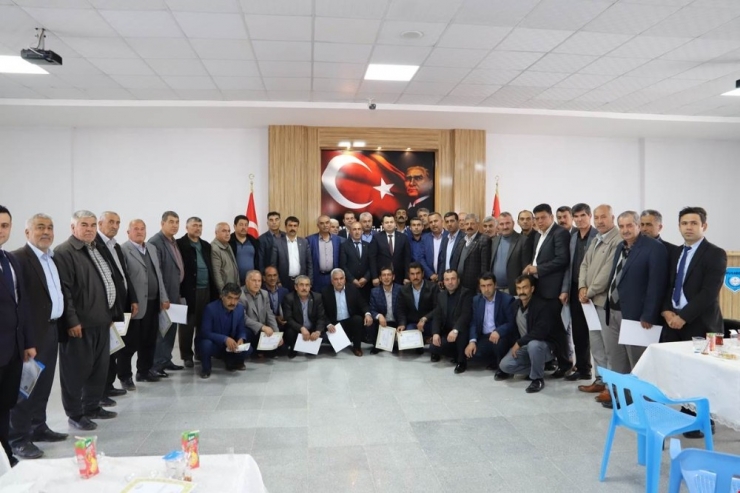 Kaymakam Avcı’dan Muhtarlara Teşekkür Belgesi