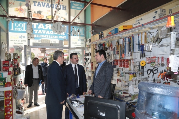 Beyazgül Esnafı Ziyaret Etti