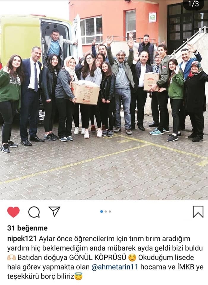 Bu Yılın Son Gönül Köprüsü Kuruldu