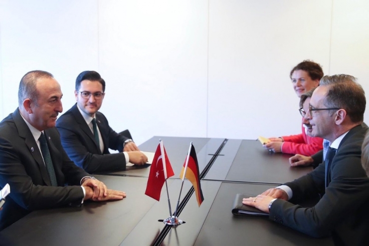 Çavuşoğlu, Almanya Dışişleri Bakanı Maas İle Görüştü