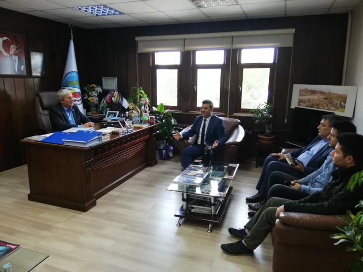 Rektör Yardımcısı Prof. Dr. Mindivan, Başkan Şahin İle Bir Araya Geldi