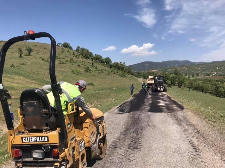 Şaphane’de Köy Yolu Çalışmaları