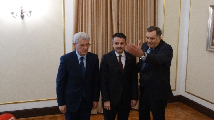 Bakan Pakdemirli, Bosna-hersek Devlet Başkanlığı Konseyi Üyeleri İle Görüştü