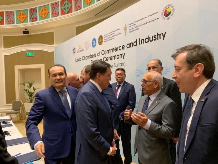 Itso Meclis Başkanı Şahlan, Kazakistan’da Türk Konseyi İmza Törenine Katıldı