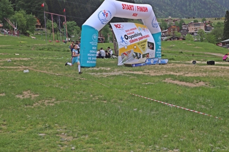 Oryantiring Türkiye Şampiyonası Ayder Yaylası’nda Yapıldı