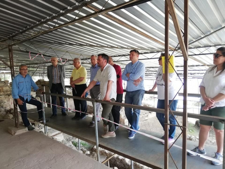 Meclis Üyeleri Antandros’ta İncelemelerde Bulundular