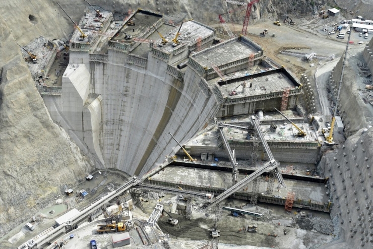 Yusufeli Barajı’nda Birinci Dalya Tamam