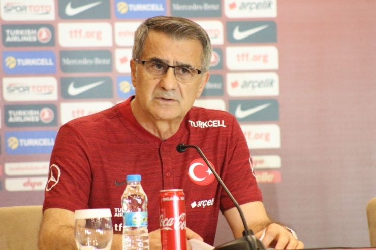 A Milli Takım Teknik Direktörü Şenol Güneş: