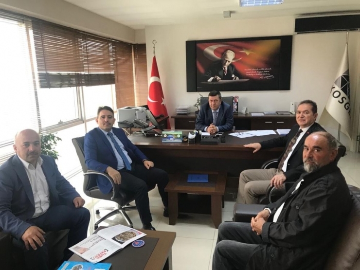 Kaymakam Kaya’dan Kosgeb Müdürü Özen’e Ziyaret