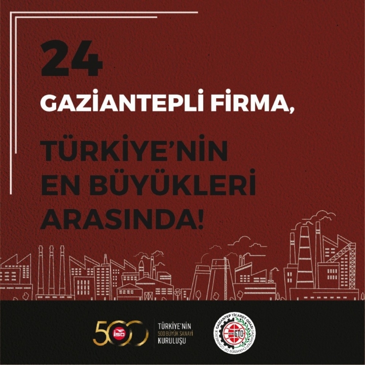 Gaziantepli 24 Firma Türkiye’nin En Büyükleri Arasında
